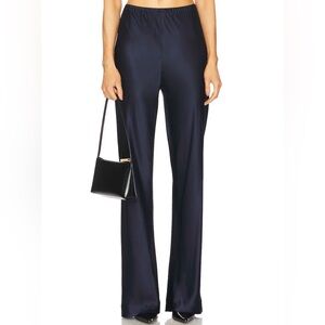 Eaves Loretta silk navy pants